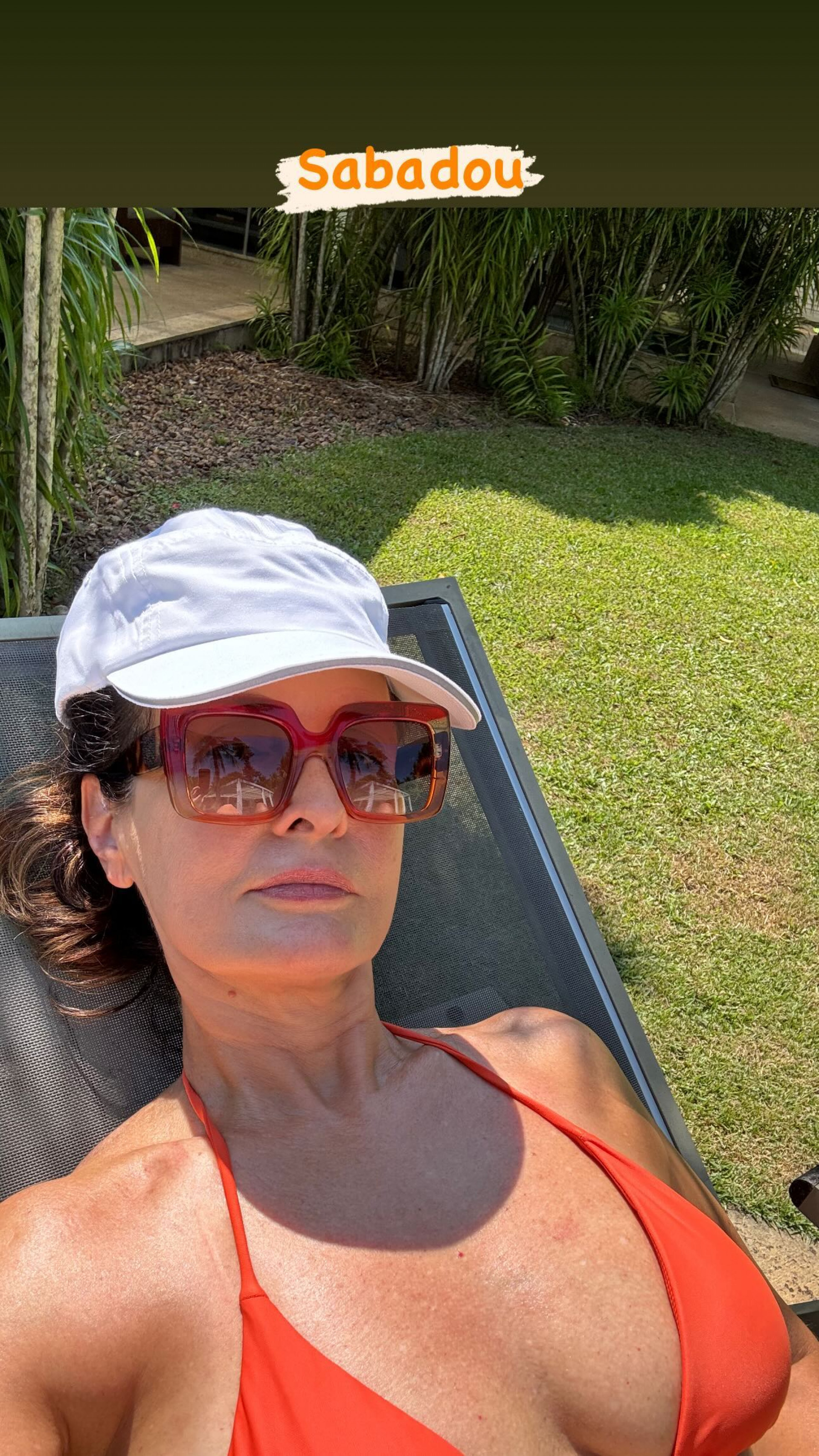 Fátima Bernardes renova o bronzeado - Reprodução / Instagram