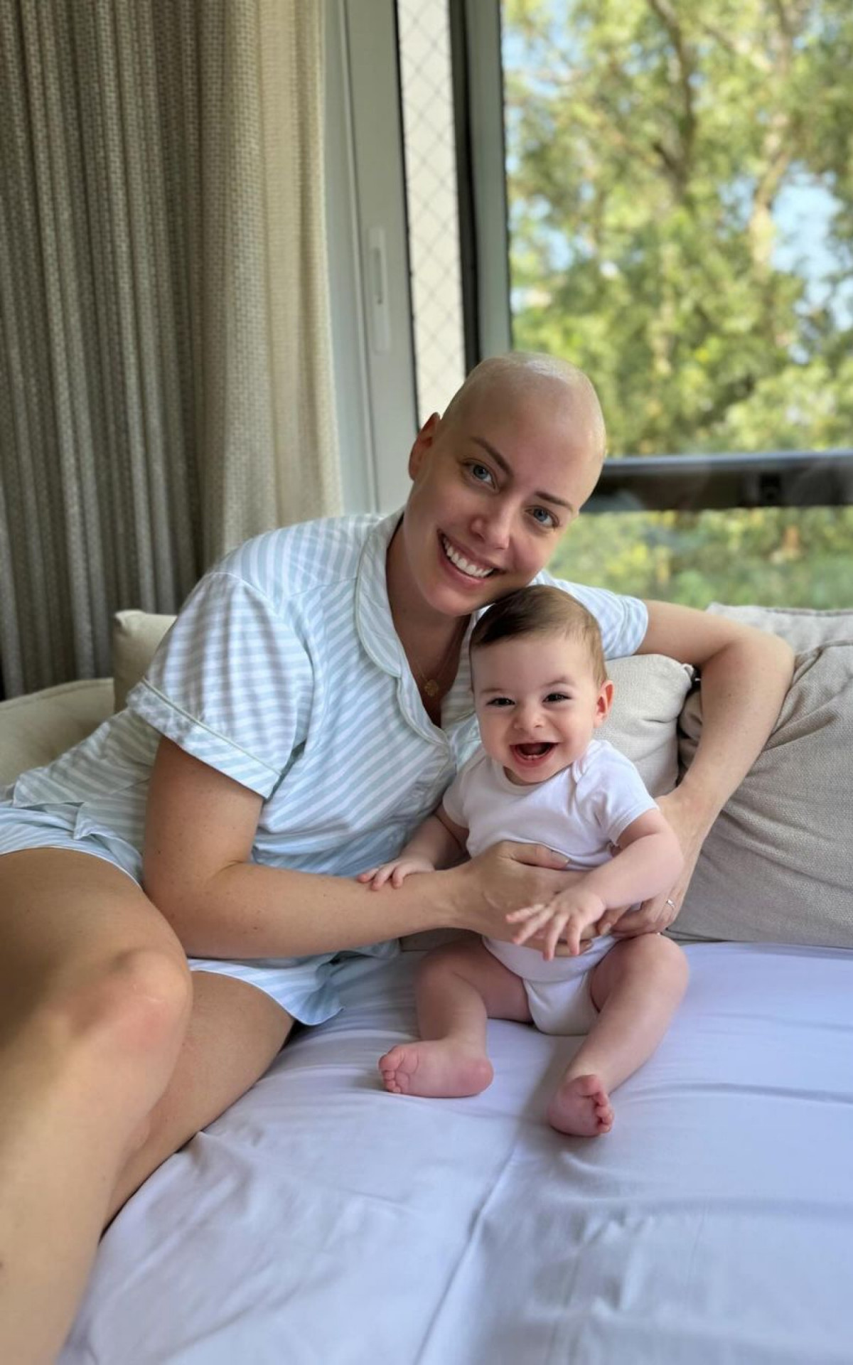 Fabiana Justus e o filho Luigi - Reprodução / Instagram 