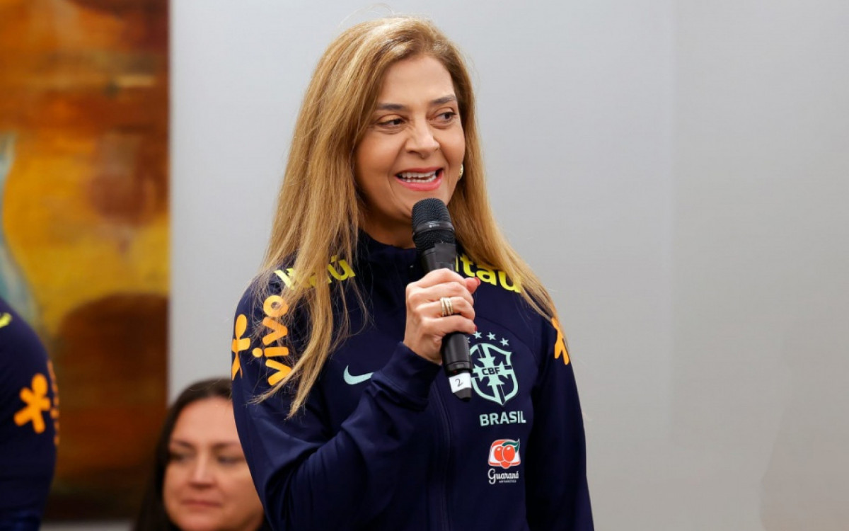 Leila Pereira é a chefe da delegação brasileira para os amistosos desta data Fifa