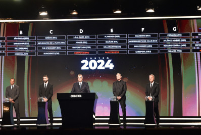 Sorteio define grupos da Conmebol Libertadores 2024; veja as chaves