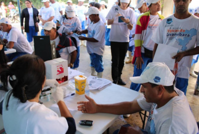 Pescadores participam de ação de saúde em São Gonçalo