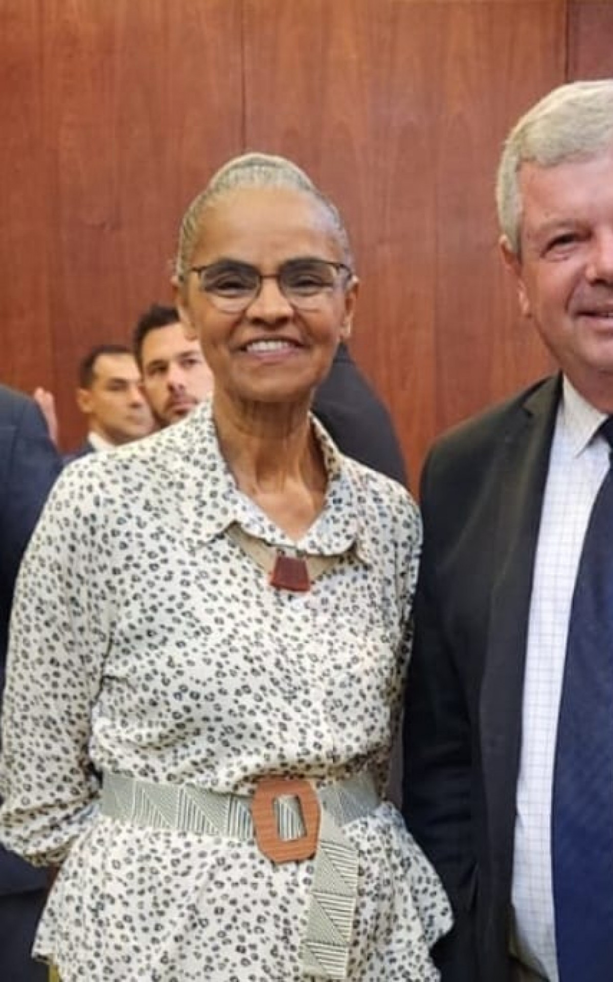 Marina Silva e Axel Grael: parceria no enfrentamento das consequ&ecirc;ncias de eventos clim&aacute;ticos extremo - Divulga&ccedil;&atilde;o/Ascom