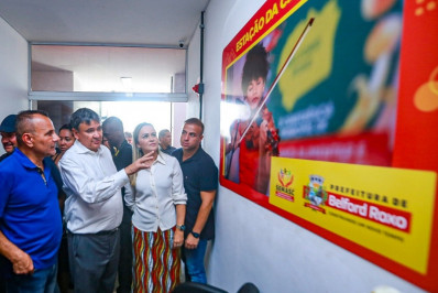 Ministro Wellington Dias visita a Estação da Cidadania em Belford Roxo