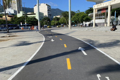 Ciclovia do entorno do Maracanã é revitalizada