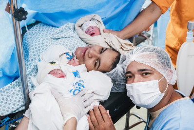 Médicos da Maternidade Mariana Bulhões fazem parto raro de trigêmeos gerados naturalmente