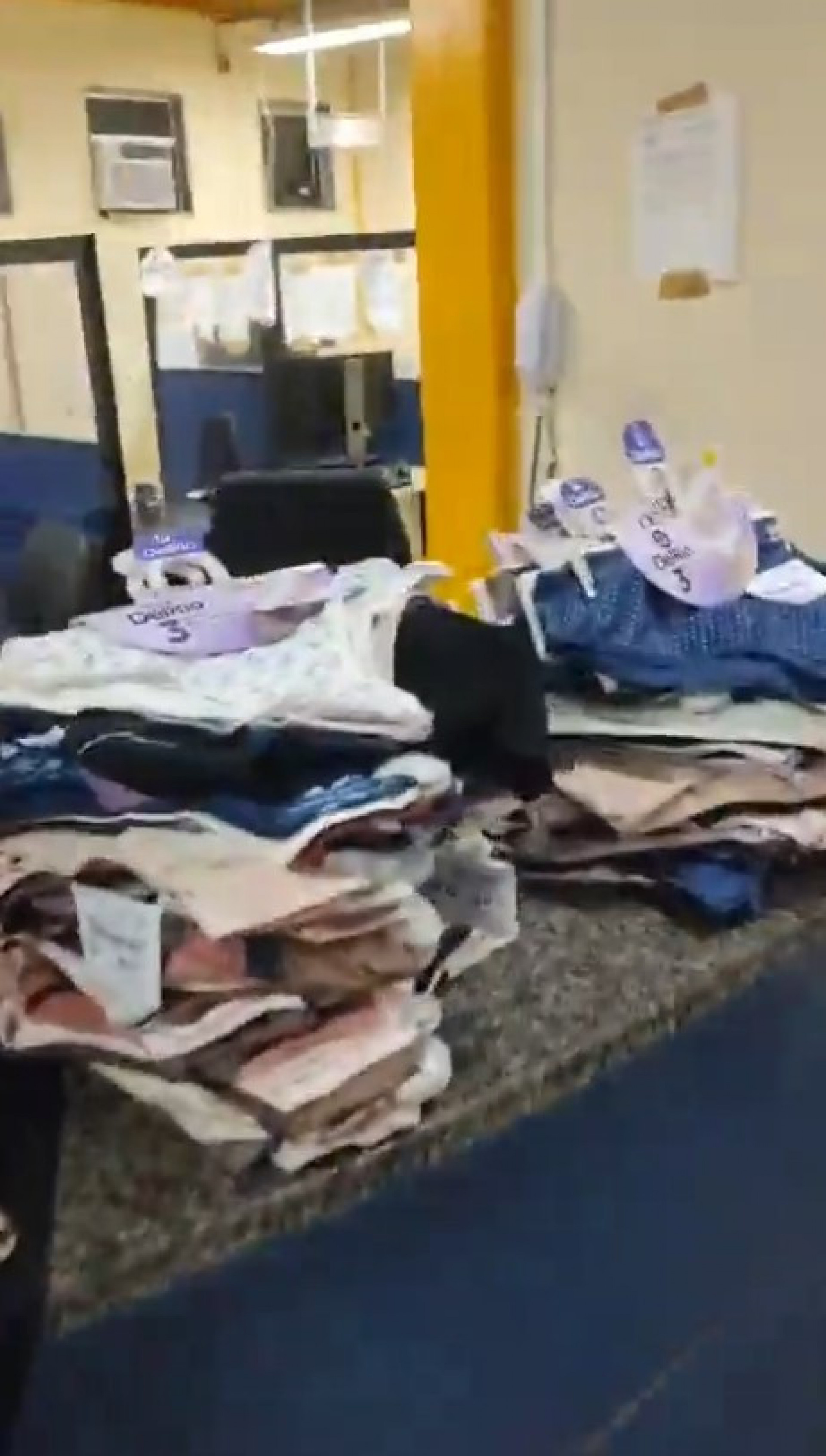 O material encontrado por seguranças foi avaliado em R$ 8.169 