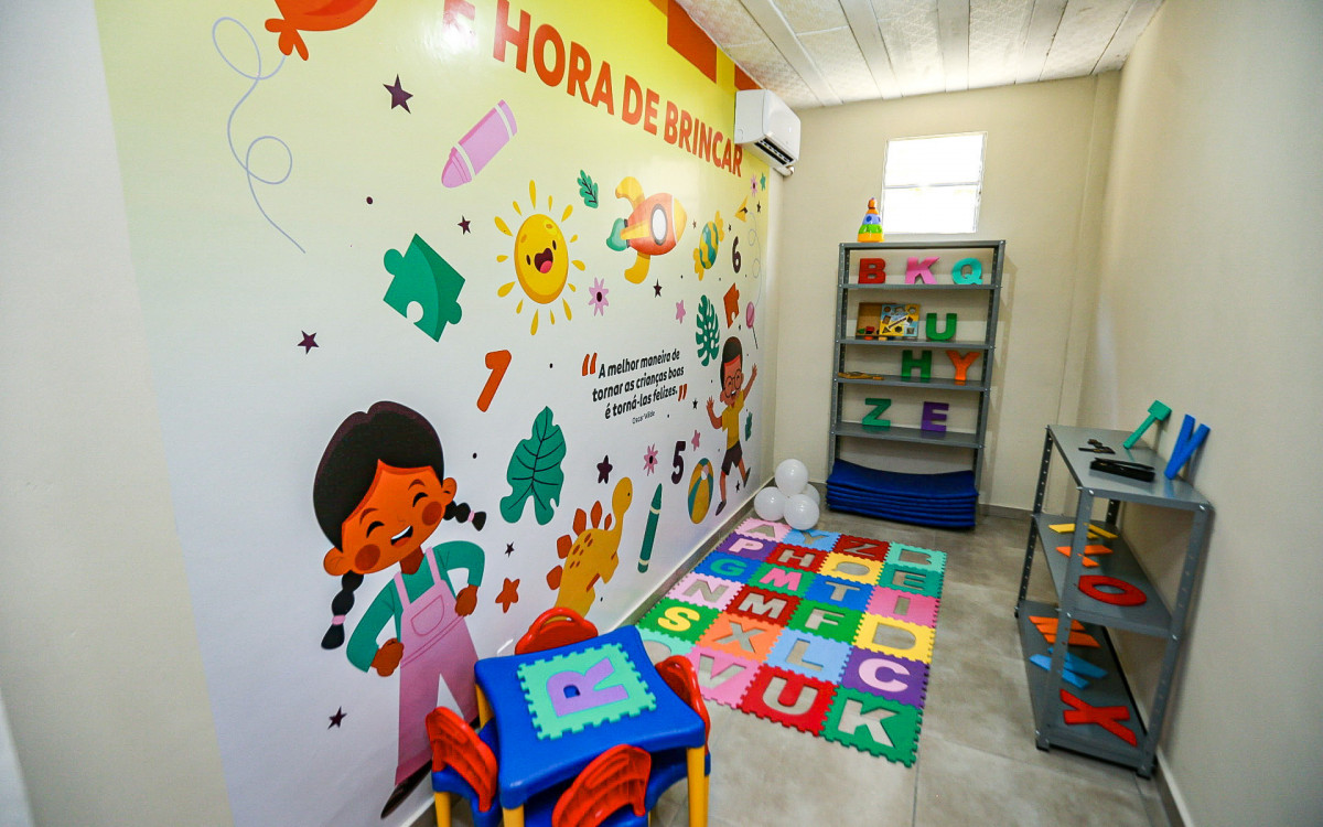 O CRAS terá diversas salas de atendimento, além de uma brinquedoteca