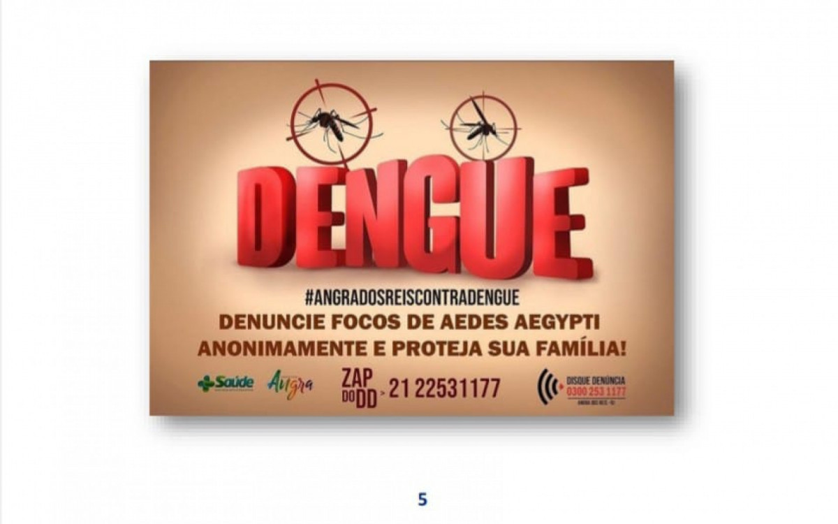 Denuncie focos do mosquito Aedes-aegypti no seu bairro