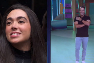 Giovanna faz acusações contra Tadeu Schmidt: 'Travou os dentes'