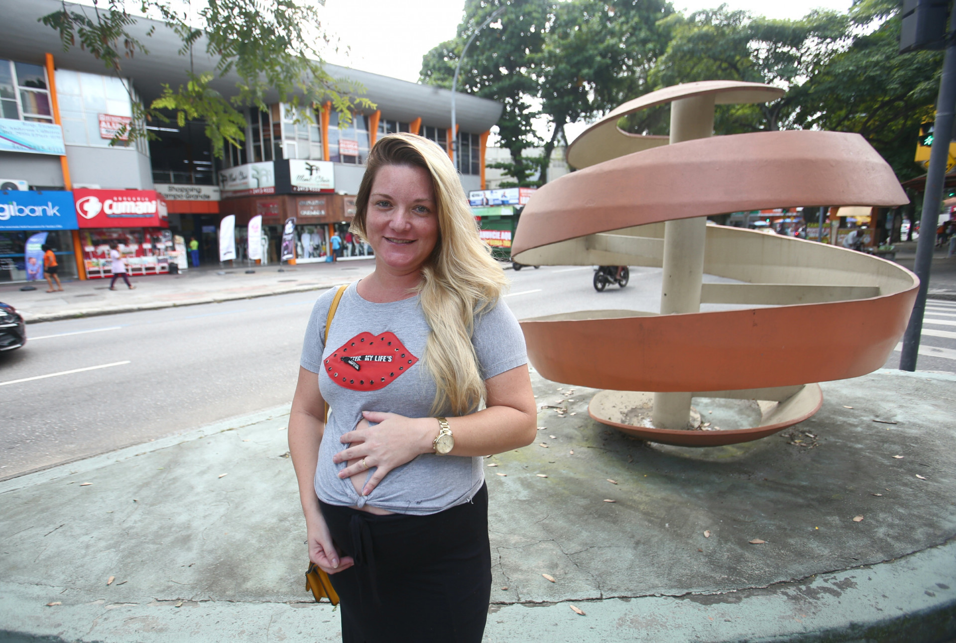 Patrícia acredita que as opções de lazer em Campo Grande atraem as pessoas para a região - Cleber Mendes/Agência O Dia