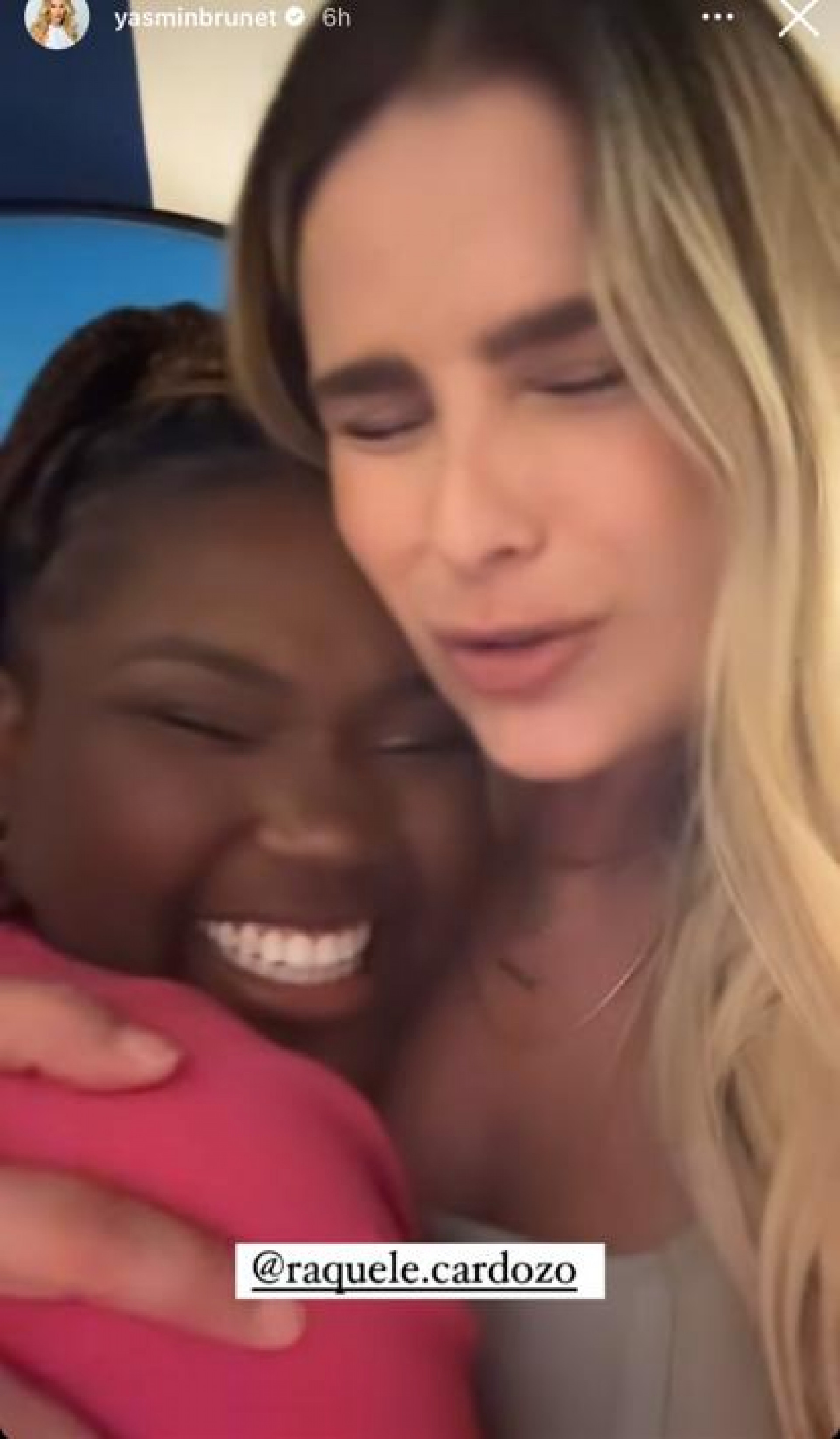 Yasmin Brunet e Raquele  - Reprodução