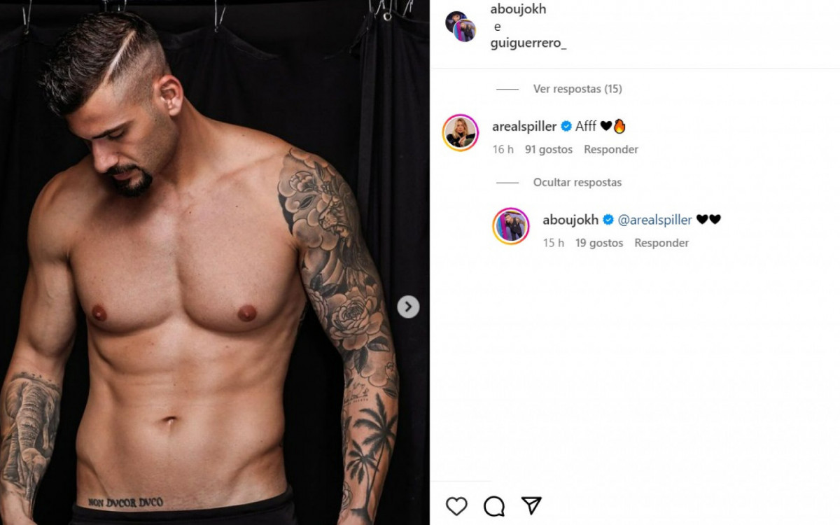 Leticia Spiller comenta foto do ex-BBB Nizam - Reprodução do Instagram 