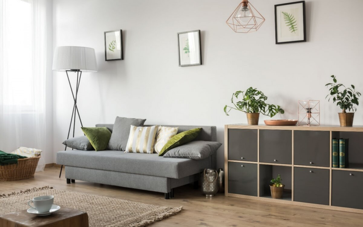 A sala de estar merece um cuidado especial com a decora&ccedil;&atilde;o (Imagem: Ground Picture | Shutterstock)