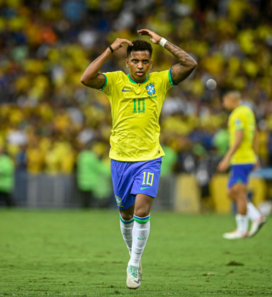 Rodrygo vestirá camisa 10 da Seleção em amistosos contra