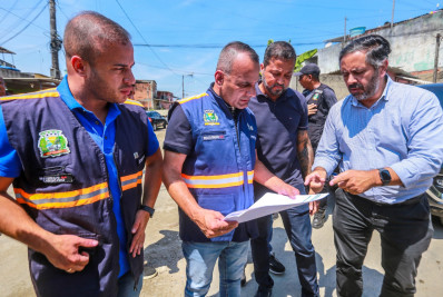 Belford Roxo: Prefeito anuncia retomada das obras no Parque Amorim e visita Complexo Regulador do Vale do Ipê