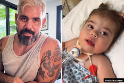 Juliano Cazarré atualiza estado de saúde da filha Maria Guilhermina após cirurgia
