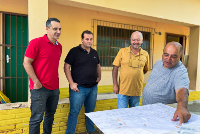 Prefeito de Paty inicia ampliação e reforma da Escola Municipal do Horizonte