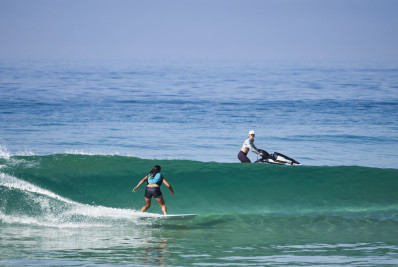 Prêmio de Ondas Grandes oferece treinamento gratuito para o público feminino nesta segunda