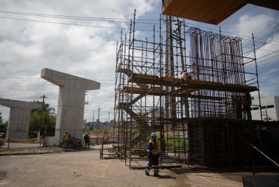 Construções de ponte, alça e viaduto avançam em Volta Redonda