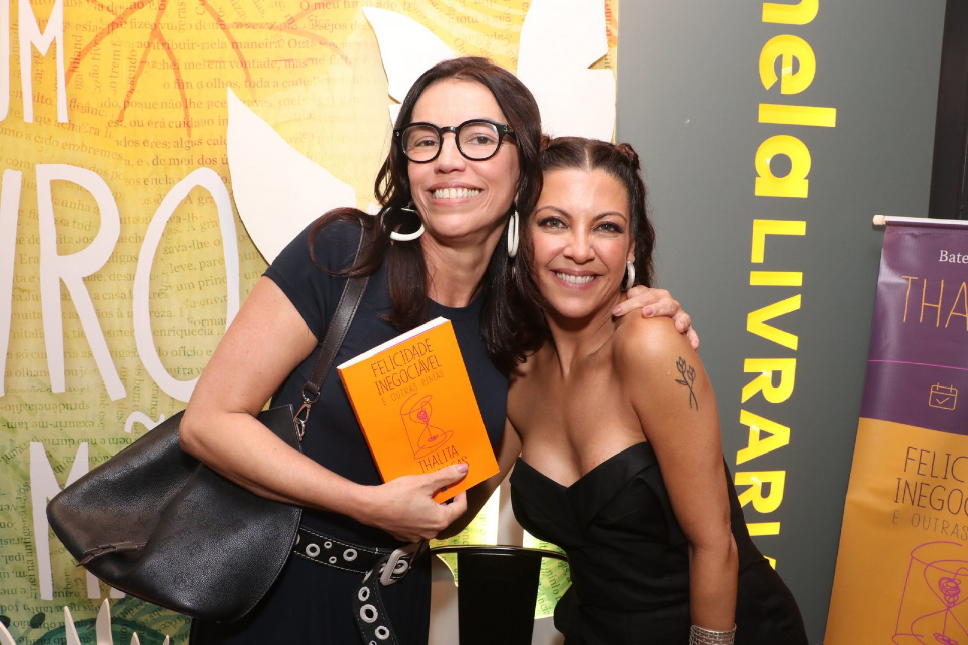Thalita Rebouças recebe Ana Paula Araújo no lançamento do seu novo livro - Rogerio Fidalgo / Agnews