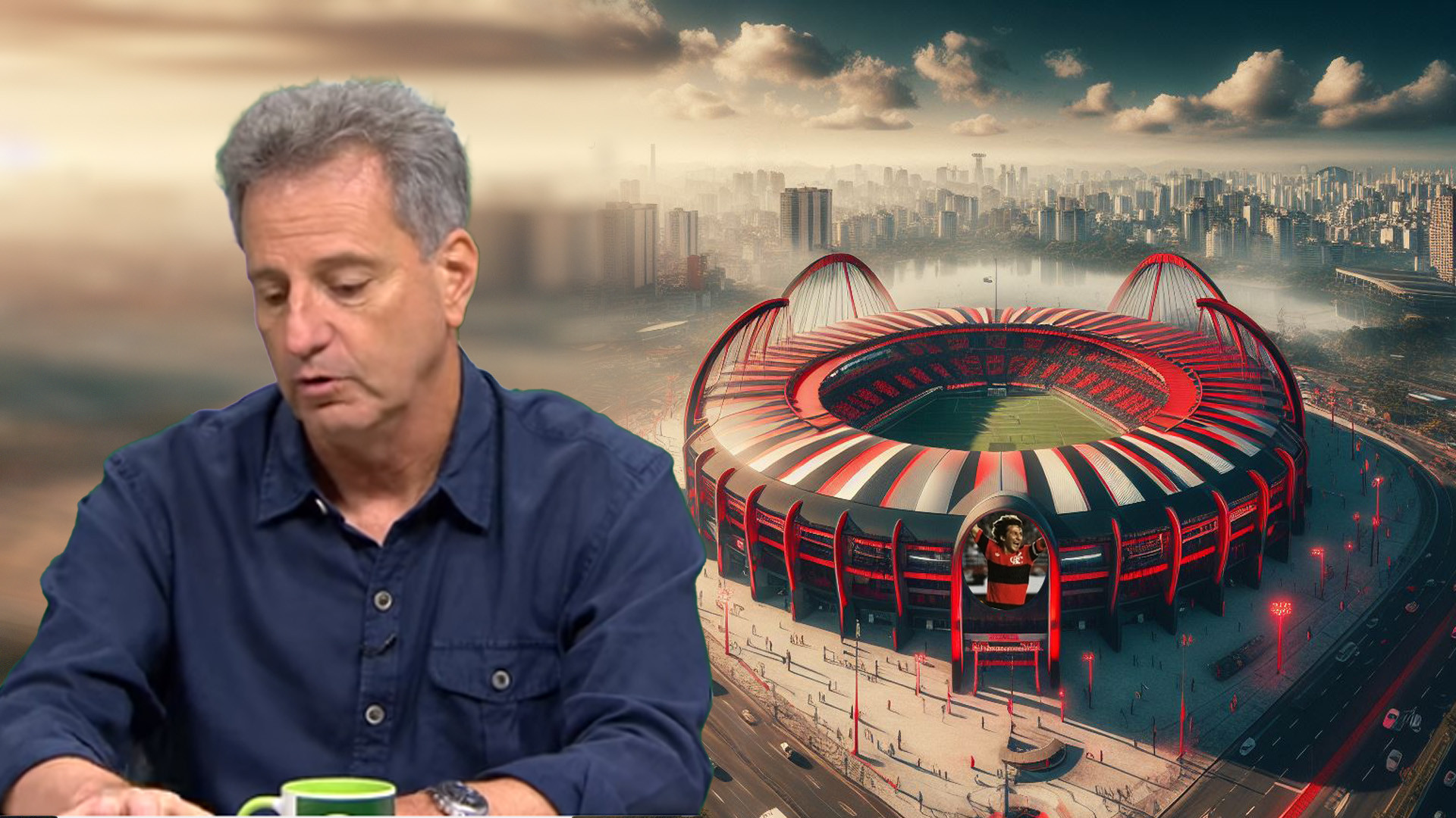 Rodolfo Landim mant&eacute;m expectativa da compra do terreno do Gas&ocirc;metro - Canal do Youtube Resenha Rubro Negra