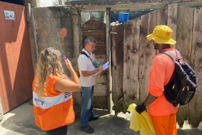 Niterói realiza mutirão contra a dengue no Badu