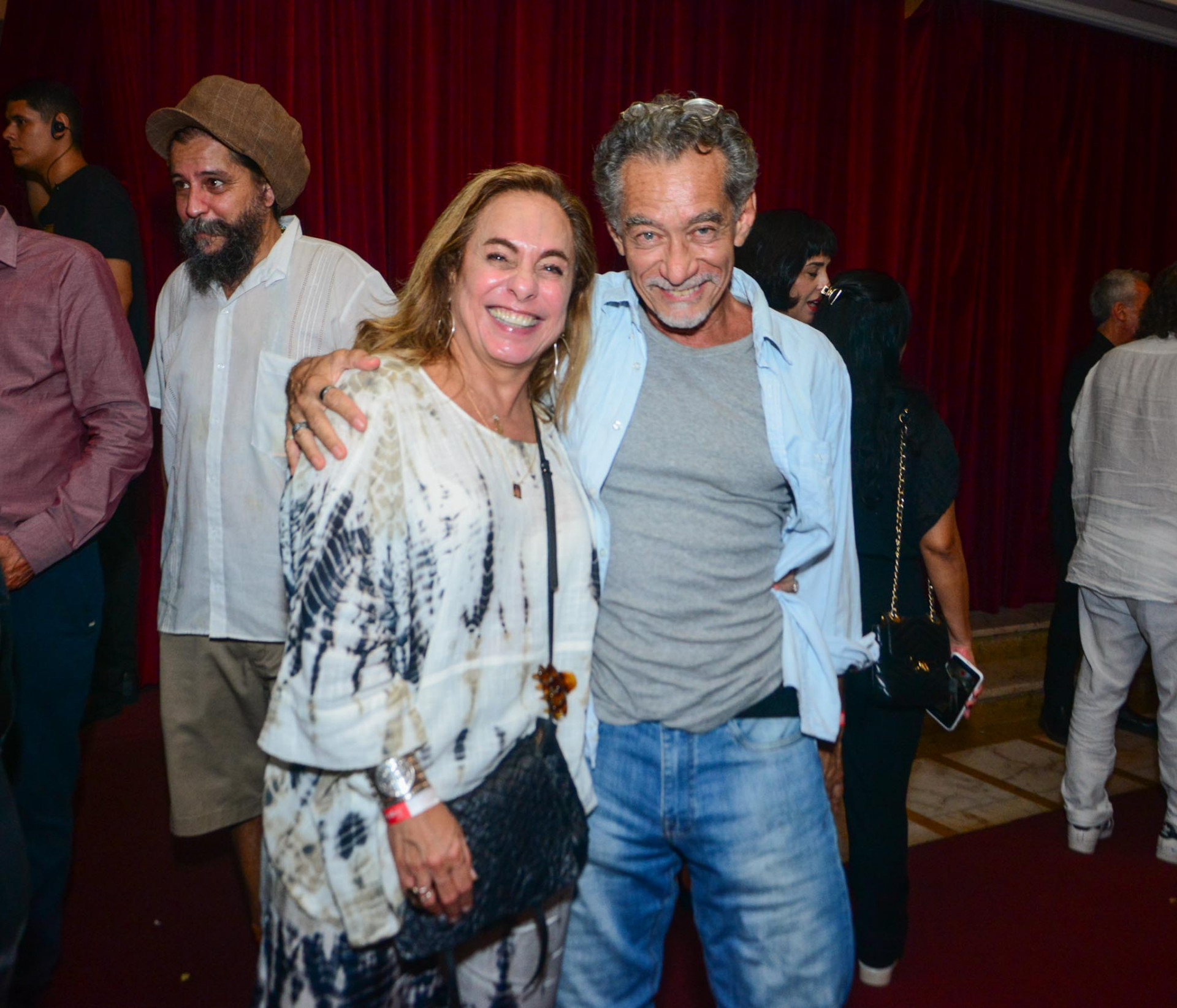 Cissa Guimarães e Chico Diaz na estreia do novo espetáculo de Deborah Colker no Theatro Municipal do Rio - Webert Belicio / Agnews