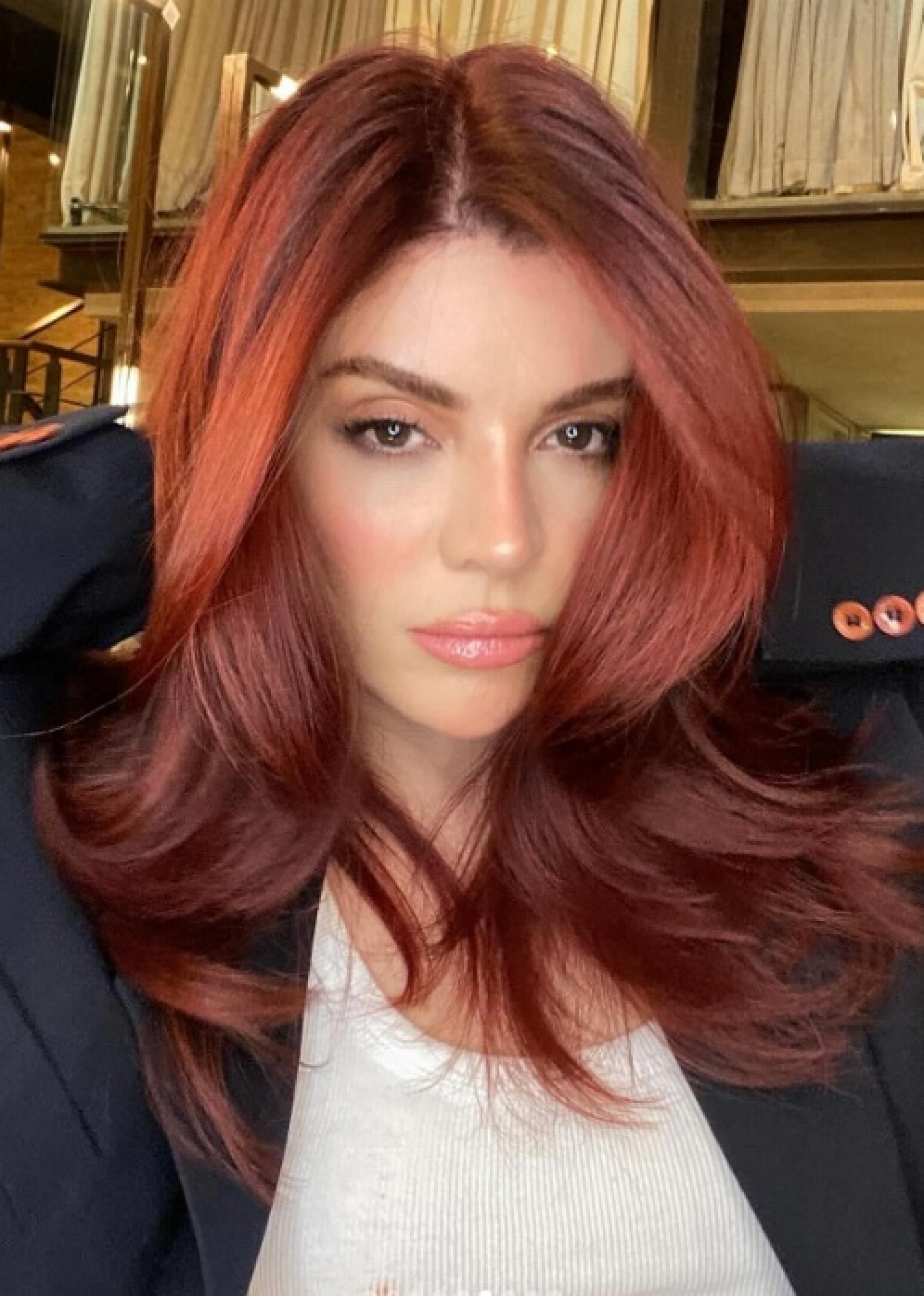 Gkay está com os fios na tonalidade 'ruivo morango' - Reprodução do Instagram