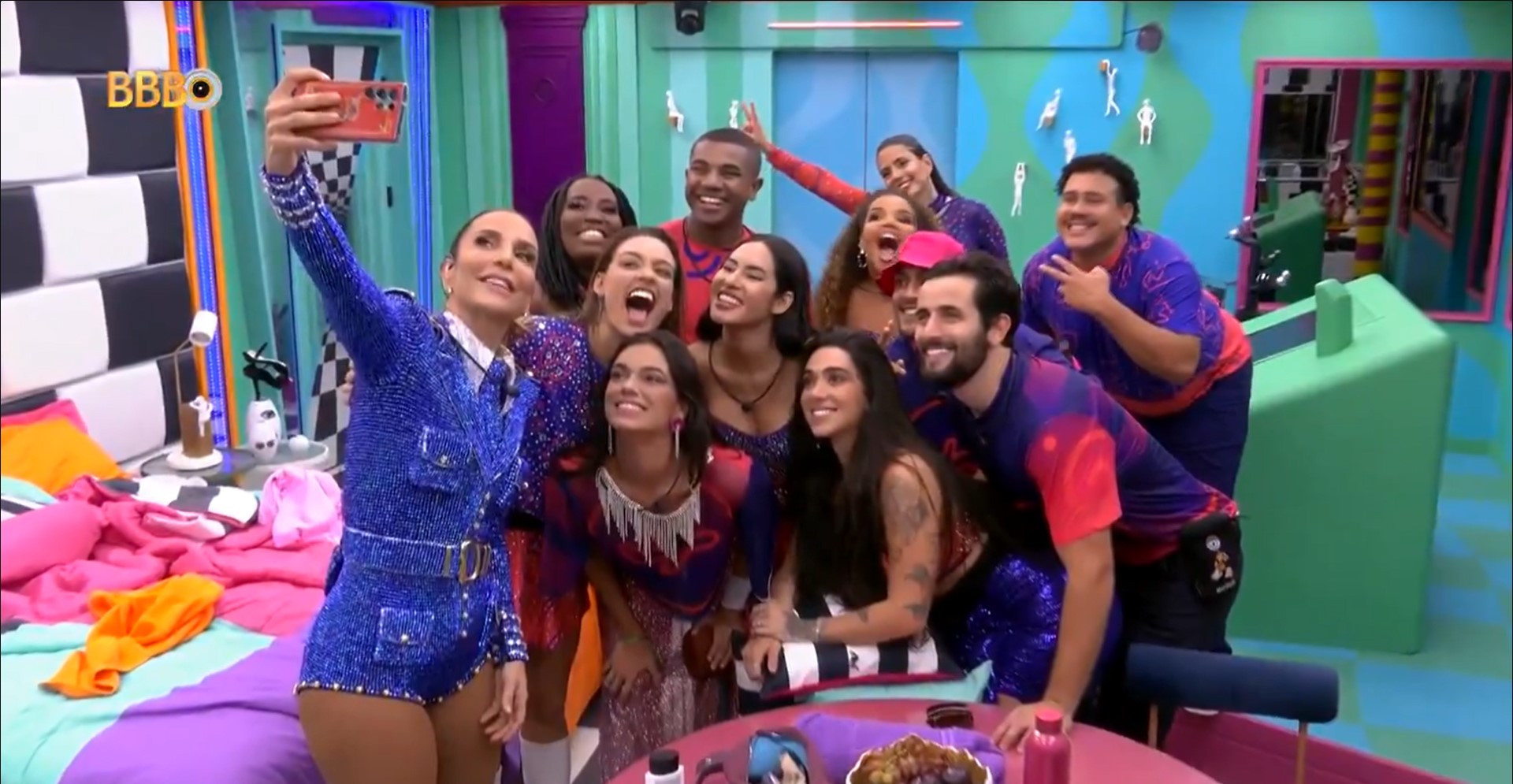 Show de Ivete Sangalo anima a casa do 'BBB 24' - Reprodução / TV Globo