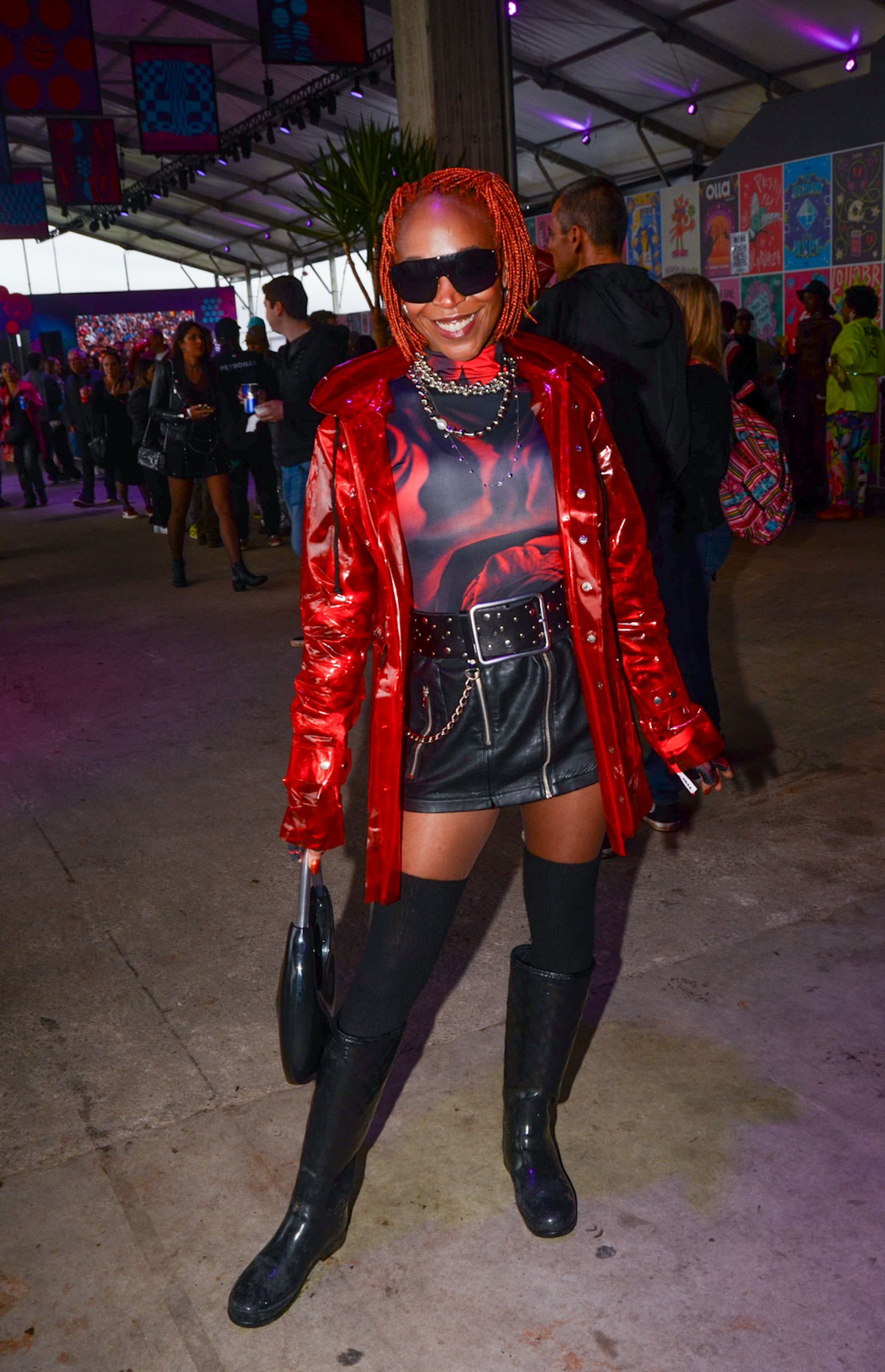 Karol Conká no segundo dia do Lollapalooza  - Araujo/ Agnews