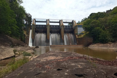 Cheia da barragem do Morro Grande danifica sistema de captação de água
