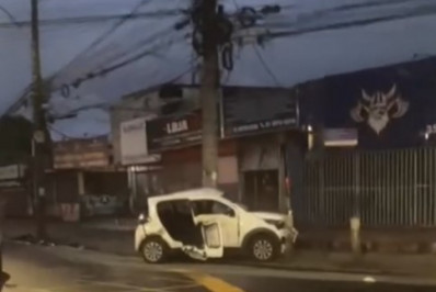 Jovem vítima de acidente em Realengo está internada em estado grave