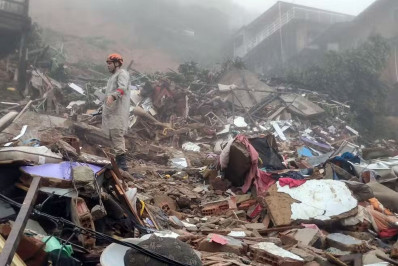 Petrópolis teve 580 deslizamentos registrados com as chuvas deste fim de semana