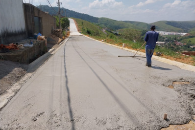 Pavimentação da Rua B, no Santa Terezinha, é finalizada