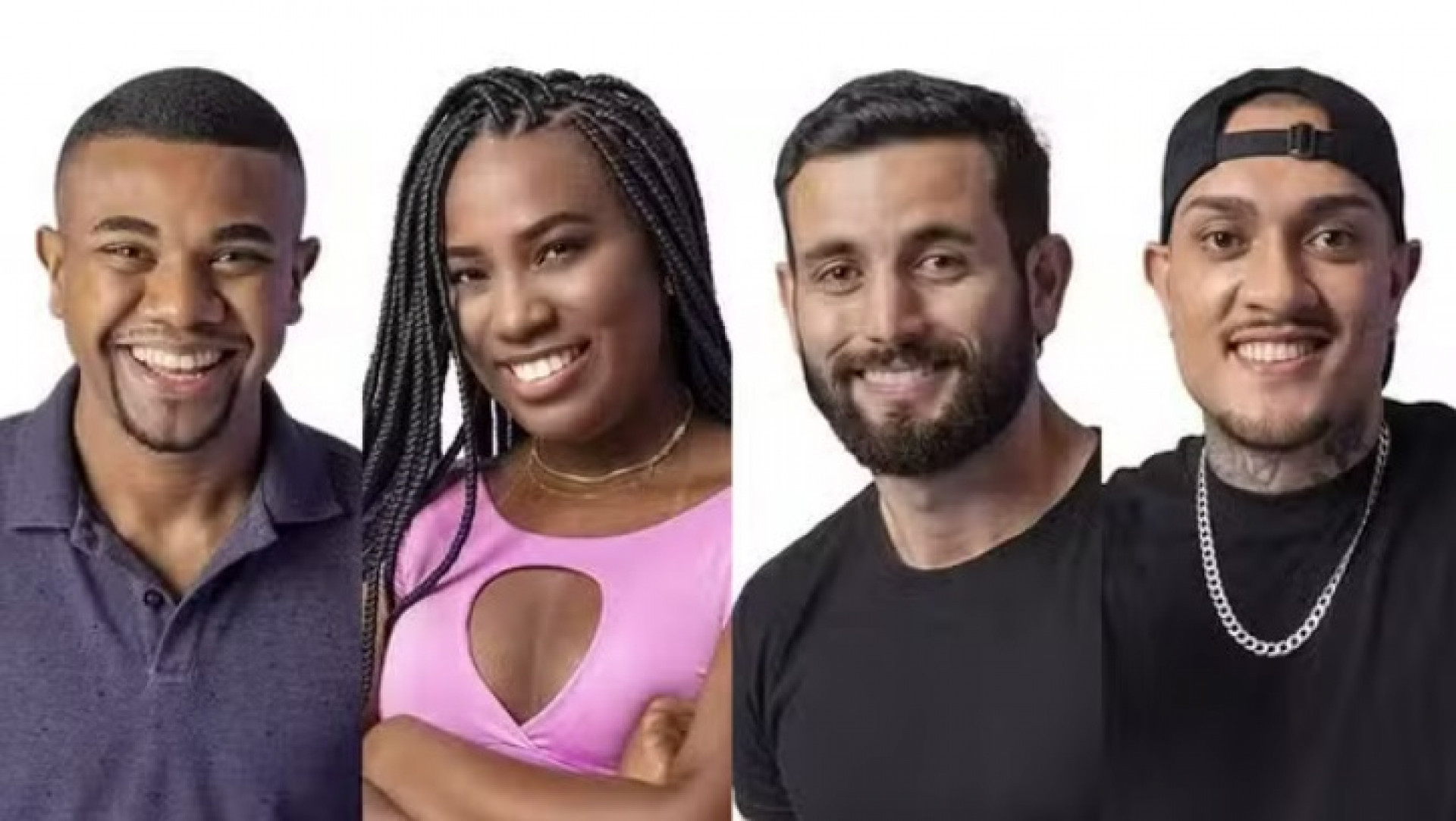 Davi, Leidy Elin, Matteus e MC Bin Laden estão no paredão - Divulgação / TV Globo