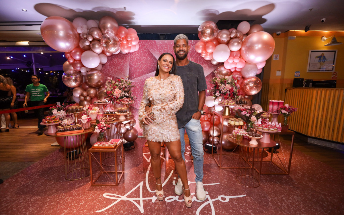 Viviane Araújo e o marido, Guilherme Militão