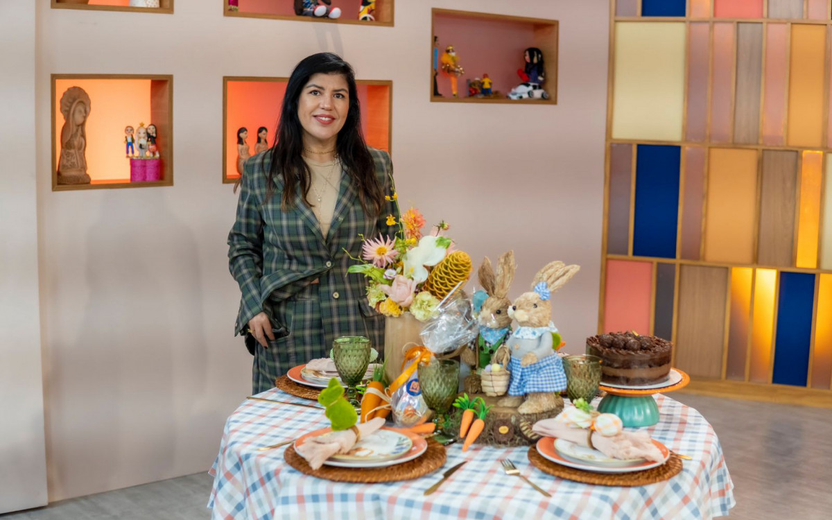 A decoradora Juliana Costa ajuda nas dicas para uma mesa incrível no feriado