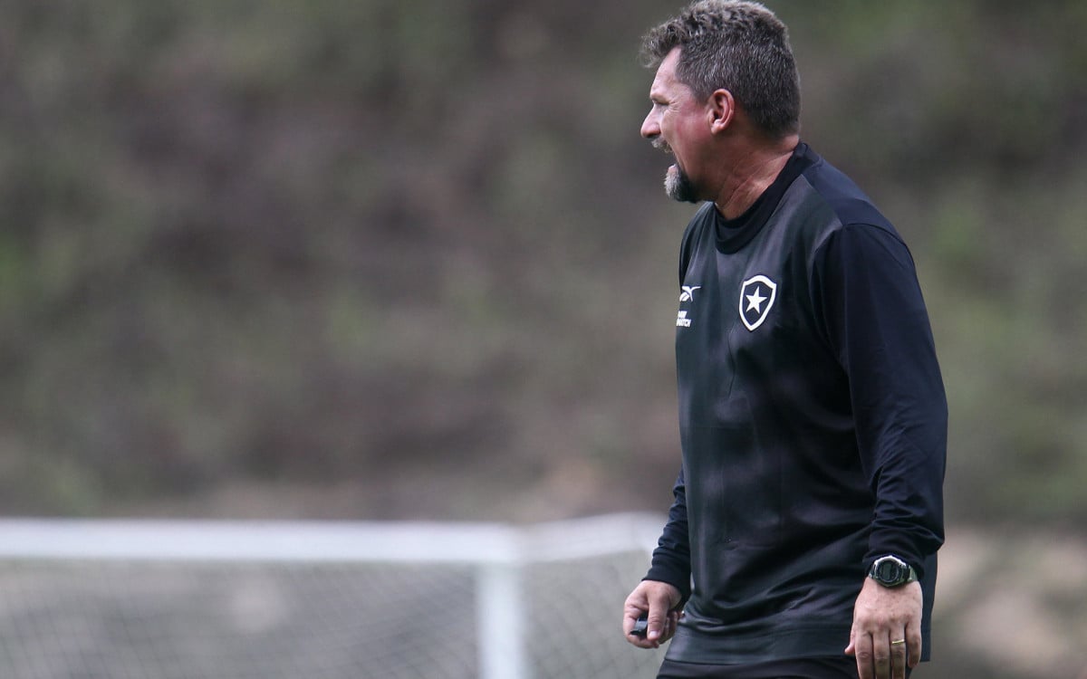 Fabio Matias comanda o Botafogo interinamente - Vítor Silva/Botafogo