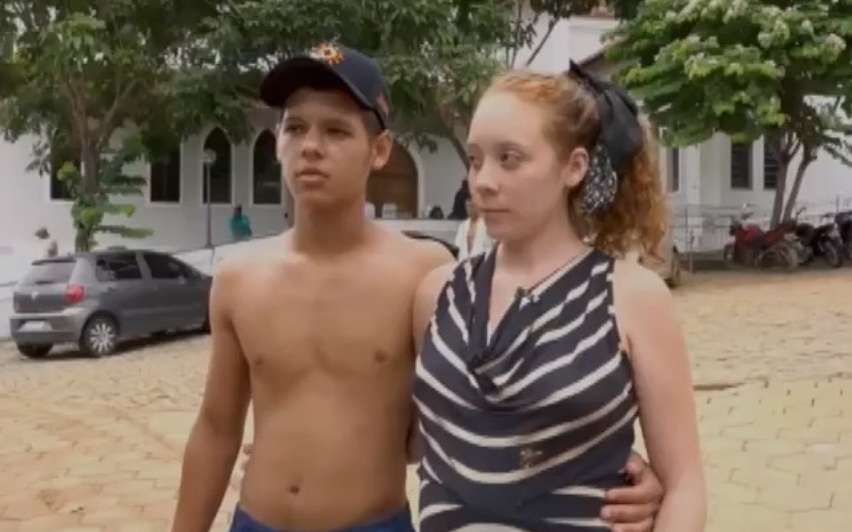 Rulian e Elivanda durante entrevista