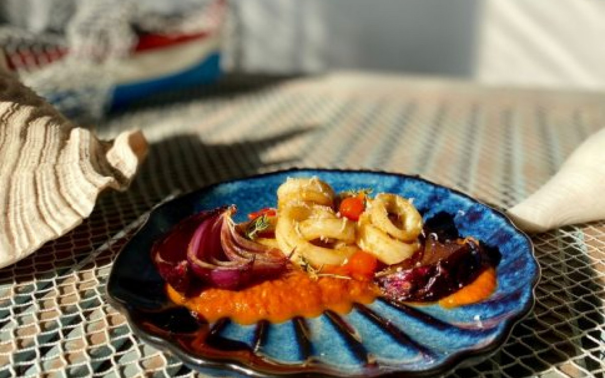 Um dos pratos servidos no evento