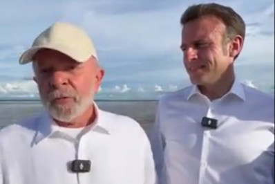Lula e Macron lançam o terceiro submarino da parceria entre Brasil e França