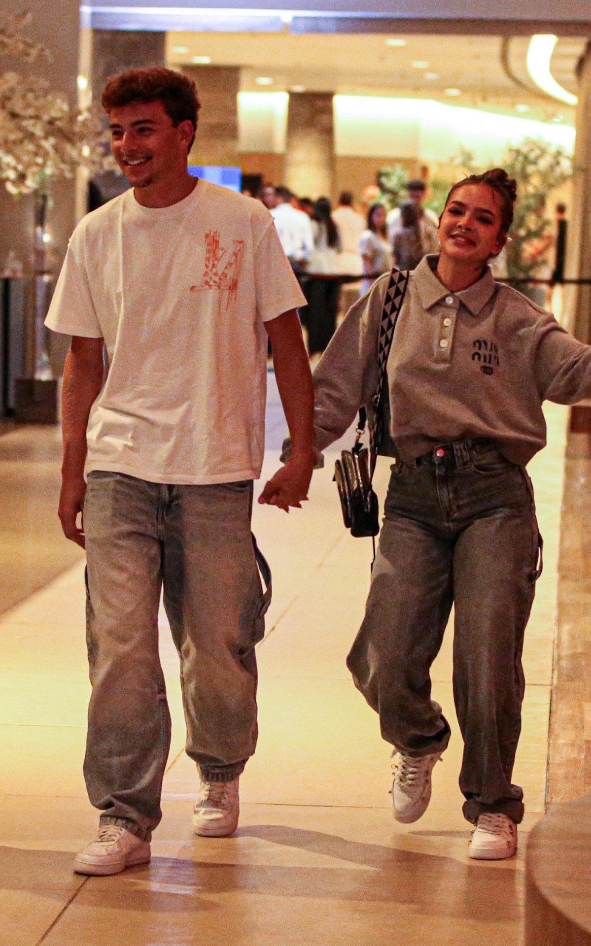 Mel Maia com o namorado