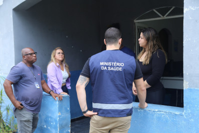 Ministério da Saúde visita unidade de Magé após chuvas