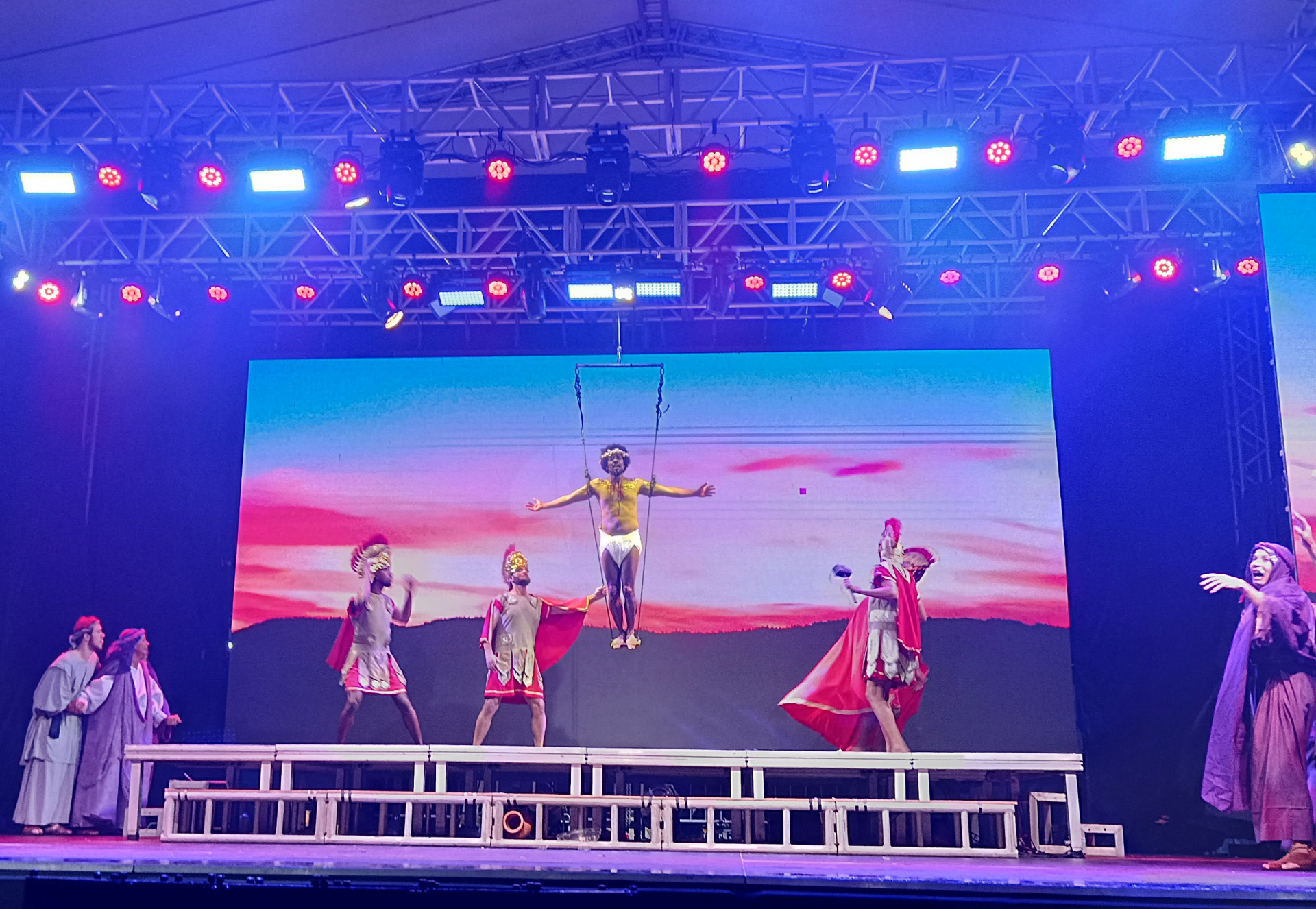 Revivendo os momentos cruciais da vida de Jesus com realismo - Foto: Divulga&ccedil;&atilde;o