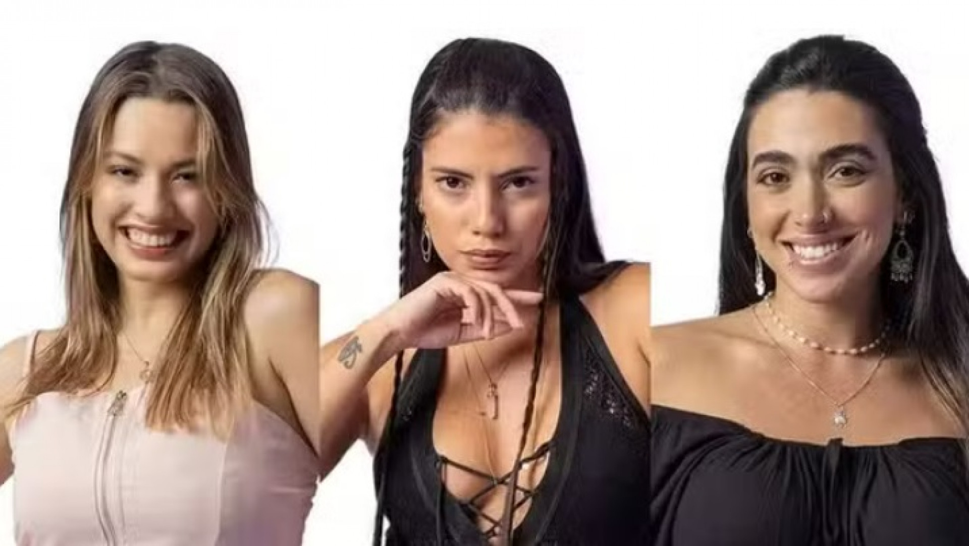 Beatriz, Fernanda e Giovanna estão no paredão do 'BBB 24' - Divulgação / TV Globo