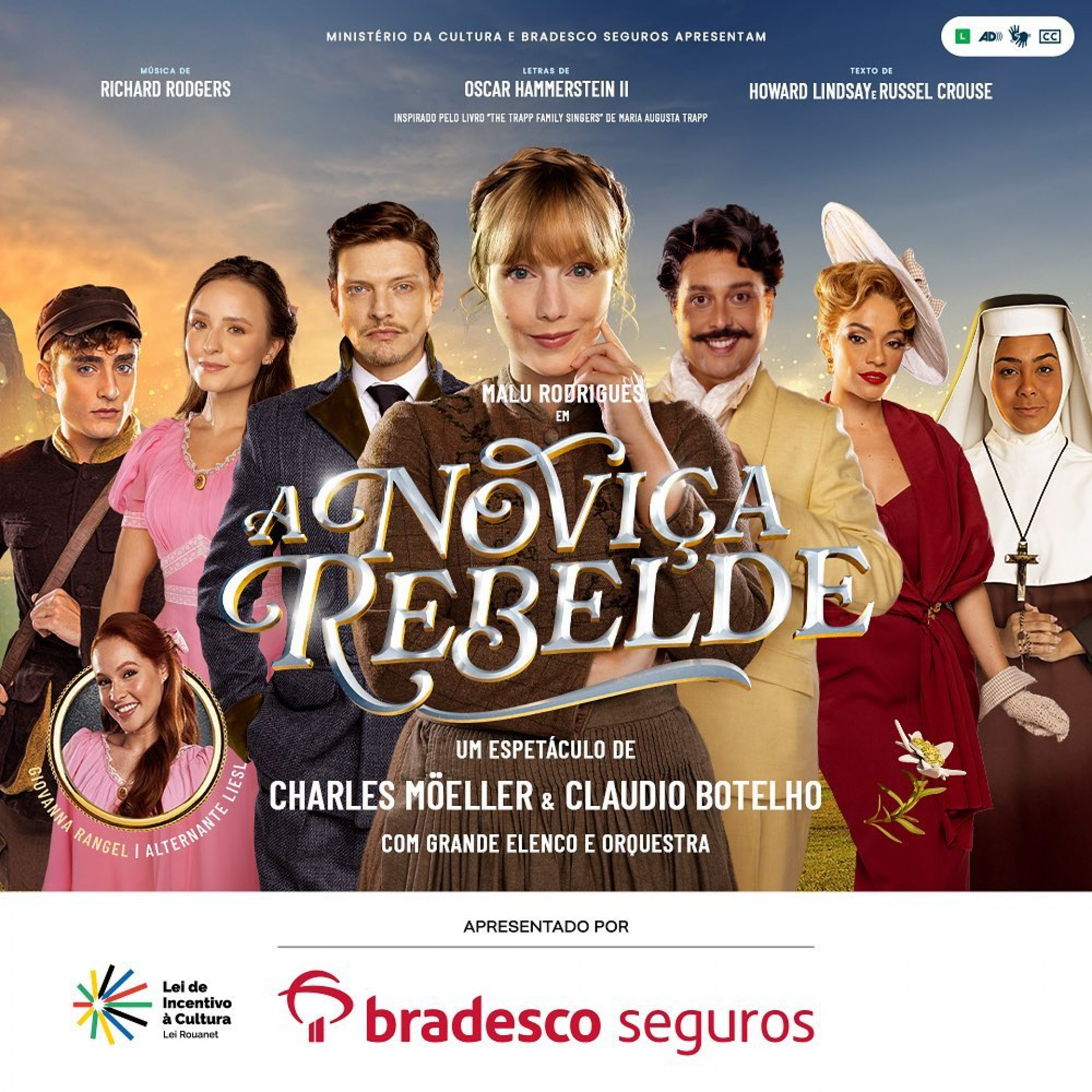 Peça teatral A Noviça Rebelde conta com a participação de Larissa Manoela - Reprodução / Instagram