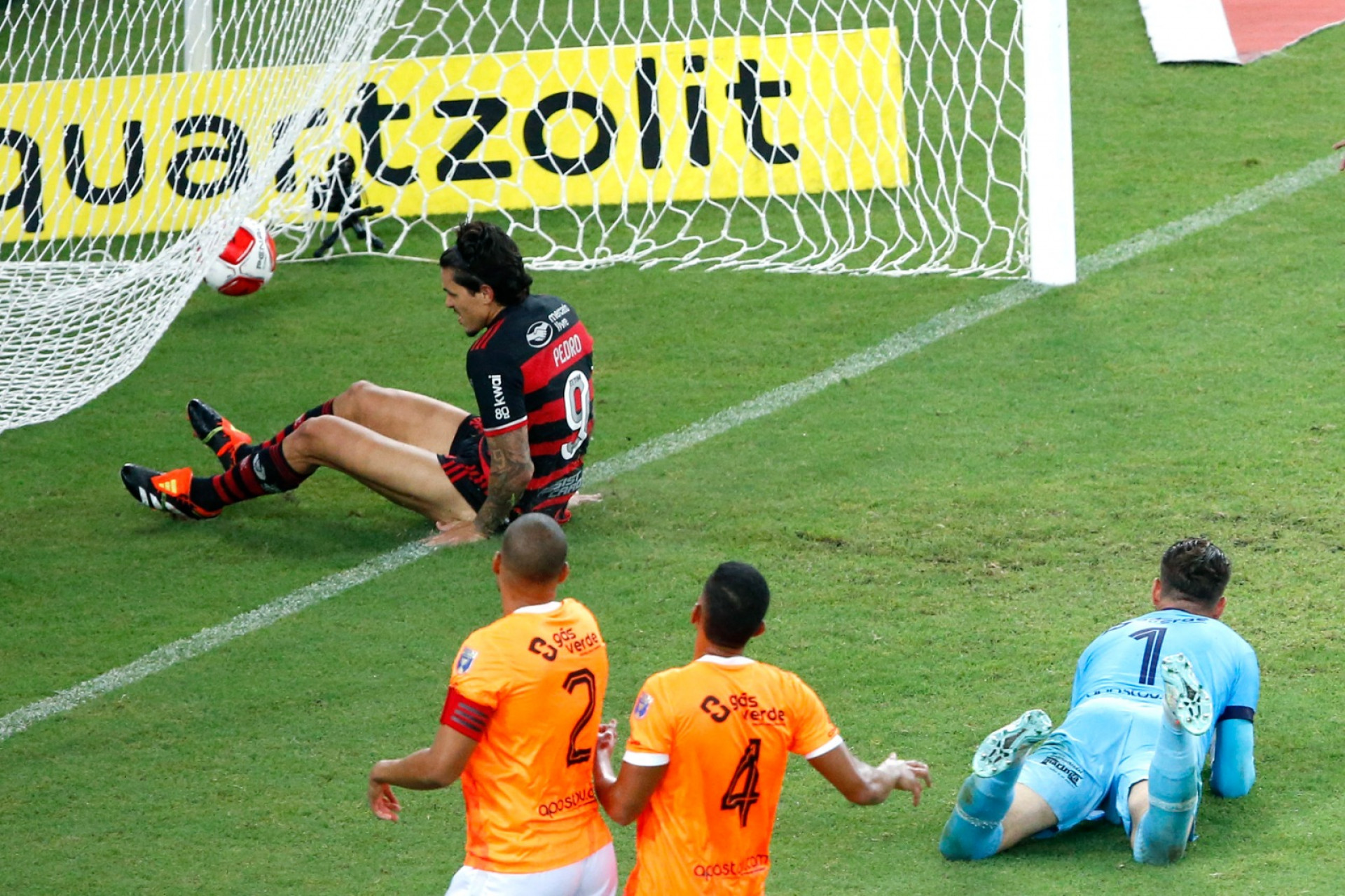 Rubro-Negro venceu Nova Iguaçu por 2 a 0, com dois gols de Pedro - Jorge Rodrigues / AGIF / Estadão Conteúdo