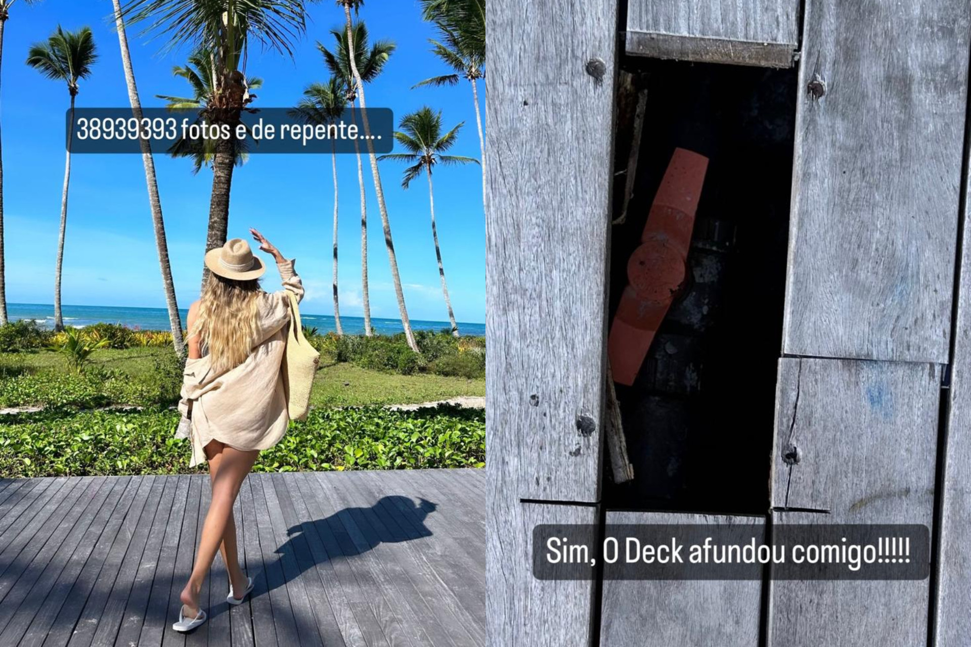 Erika Schneider se acidenta durante viagem e é levada ao hospital 
 - Reprodução / Instagram 