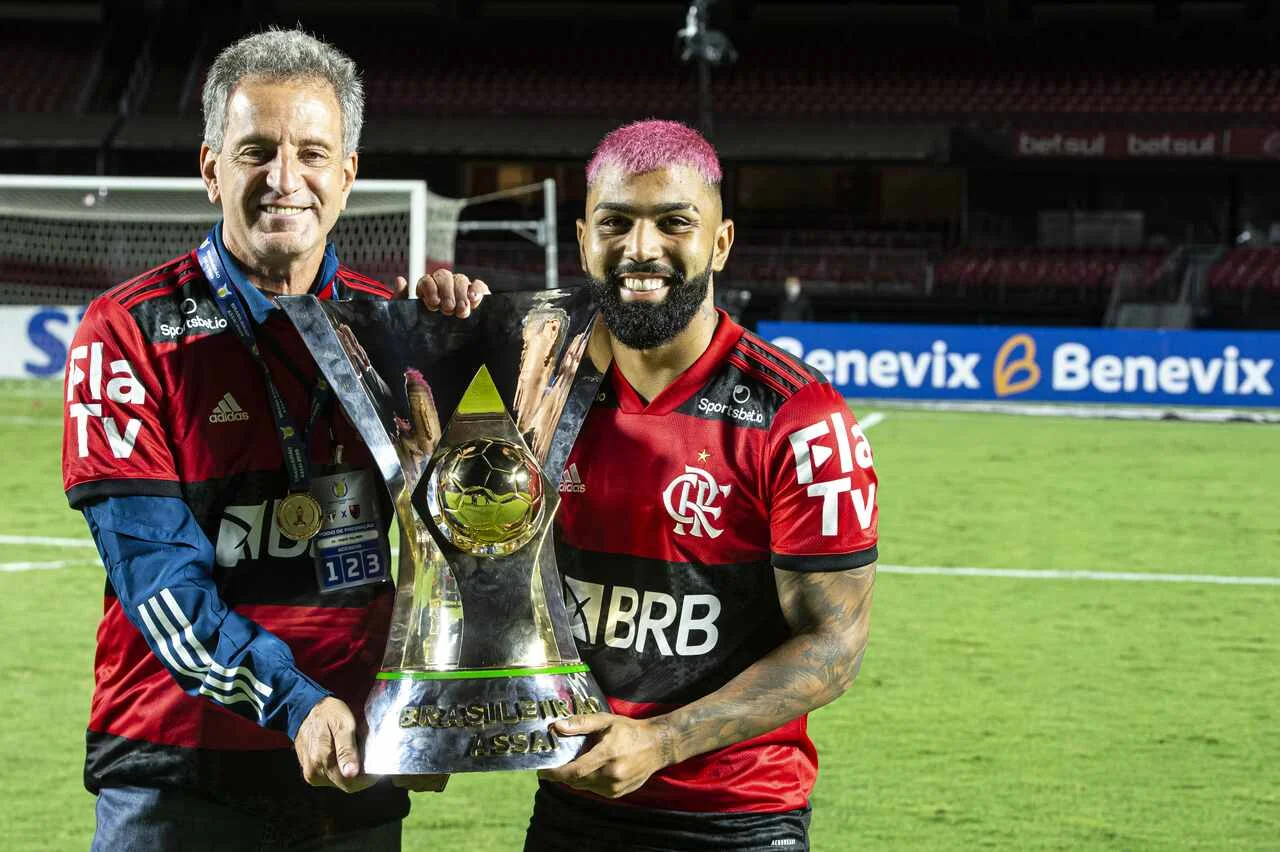 Landim fala novamente da renovação de Gabigol no Flamengo: &#8216;Não seremos reféns&#8217;