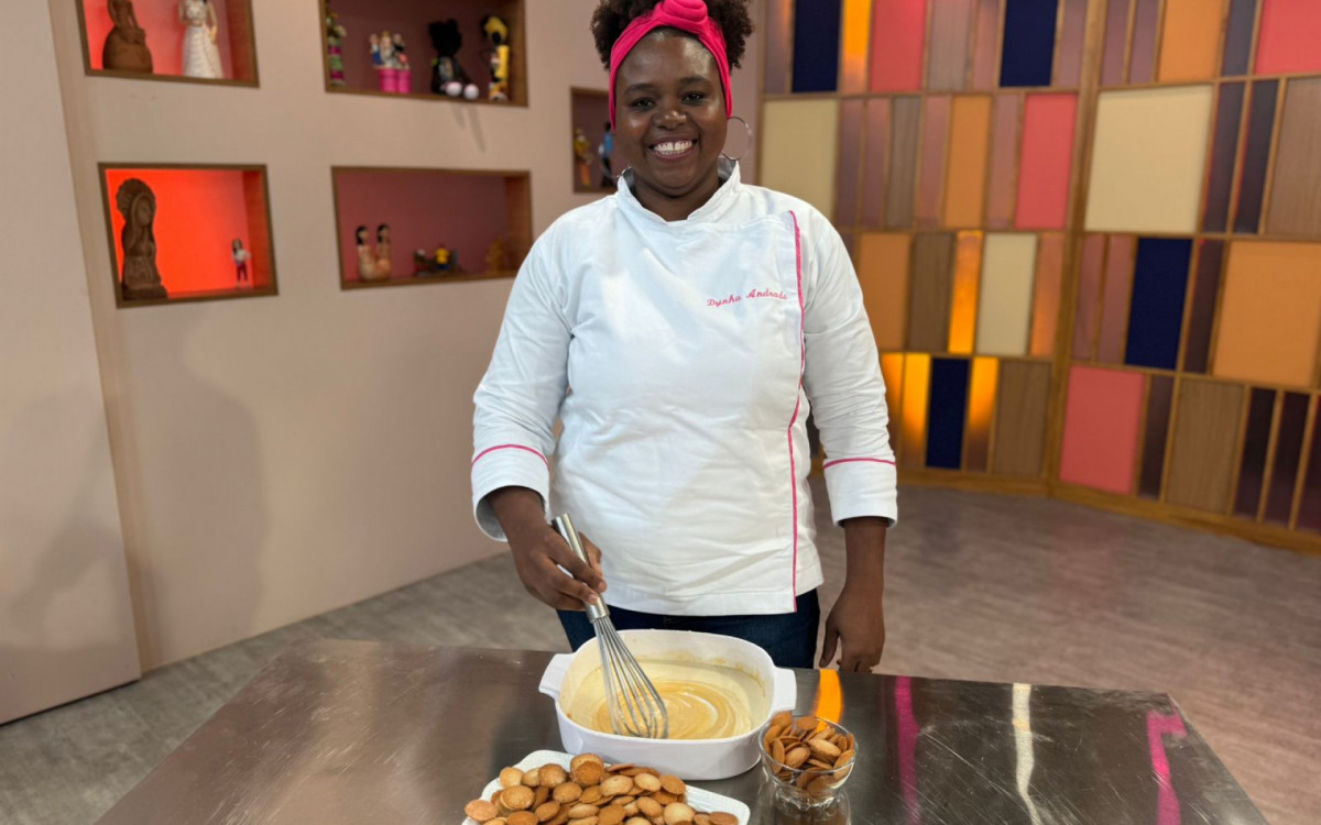 Chef Dynha Andrade ensina a receita para o \'Biscoito Mentirinha\'. 
@chefdynhaandrade